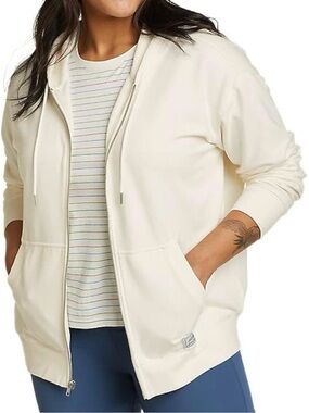 Eddie Bauer cozy Cabin Tall M Full-Zip Hooded Sweatshirt